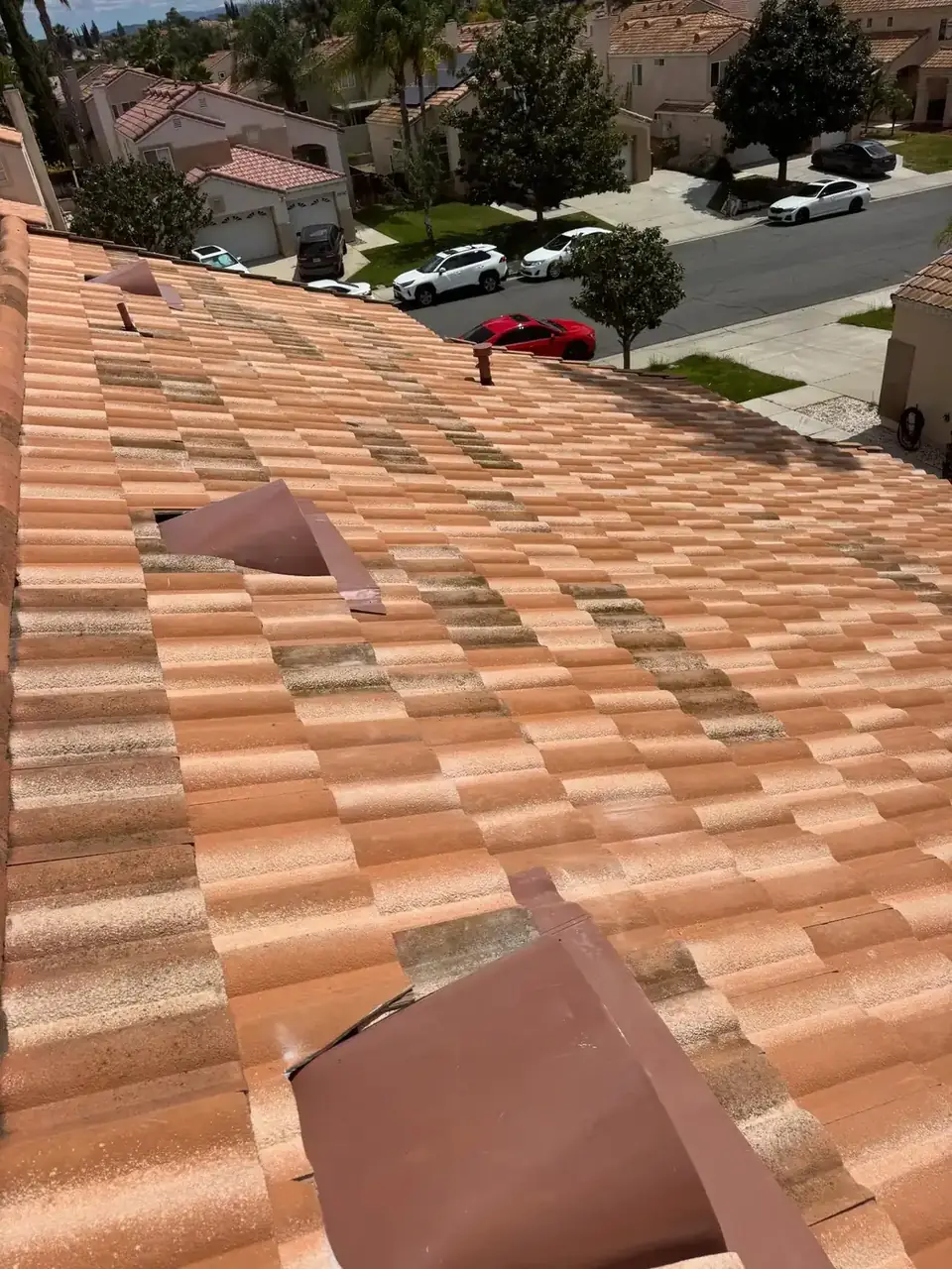 Tile lift and relay underlayment work