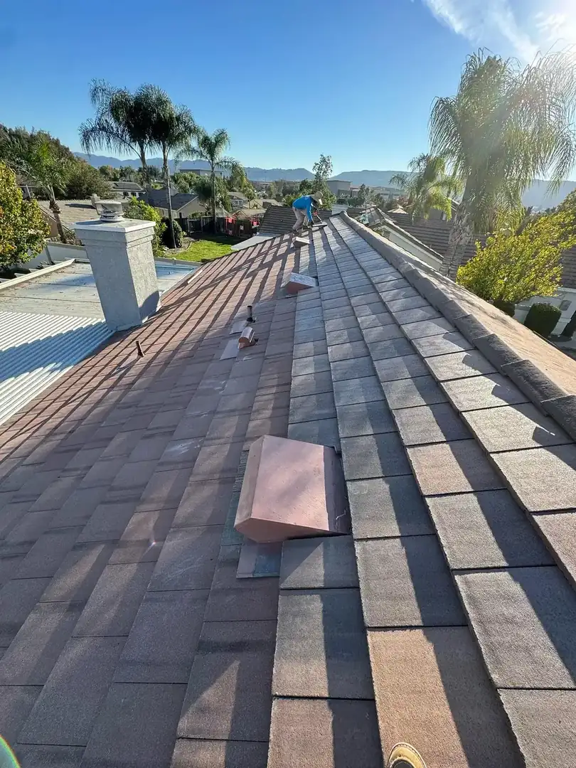 Aging shingle roof replacement project