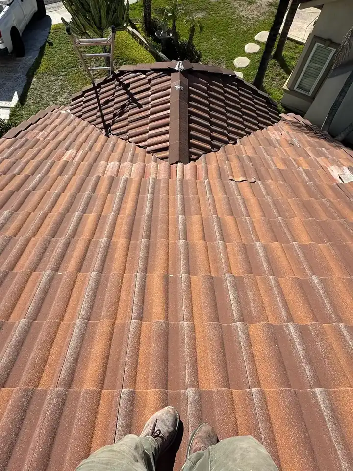 New roof underlayment installation